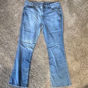 St. John's Bay Light Blue Flare Jeans